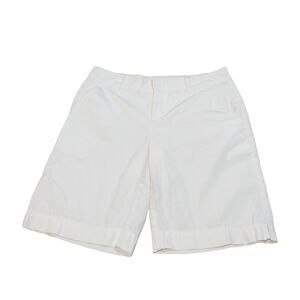 Lilly Pulitzer Size 4 Resort Fit White Shorts Summer Vacation Golf Golfing Prep